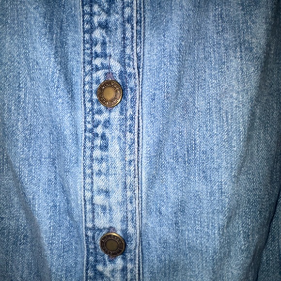 L.L. Bean Blue Denim Midi Dress - Picture 7 of 8